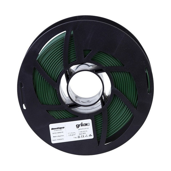 Filamento Pla 1.75mm Grilon3 1kg - Impresora 3d - Colores Color Btq - Verde Aviador