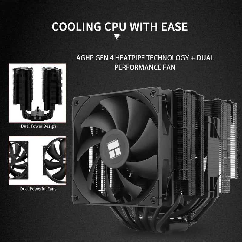 Cooler Cpu Termalright Peerless Assassin 140 Black Negro