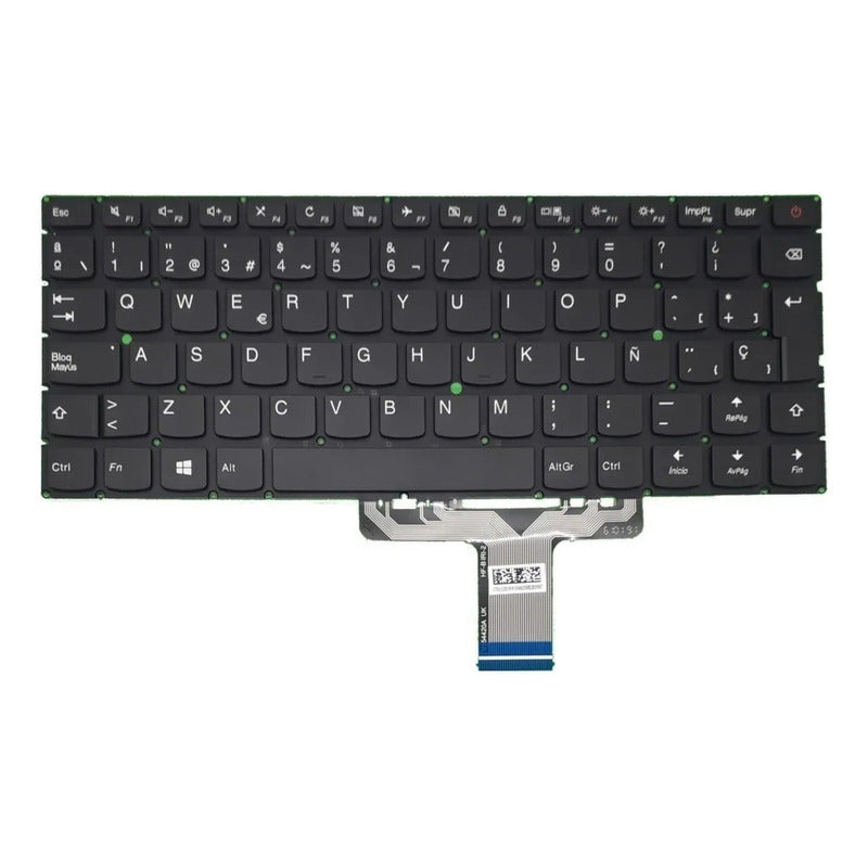 Teclado Negro Para Lenovo Ideapad 710s-13isk 710s-13ikb Español Latinoamérica