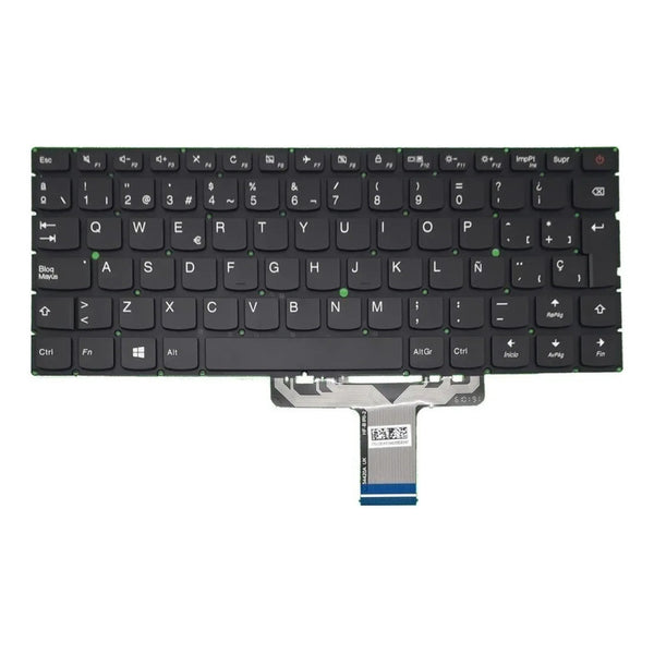 Teclado Negro Para Lenovo Ideapad 710s-13isk 710s-13ikb Negro Español Latinoamérica