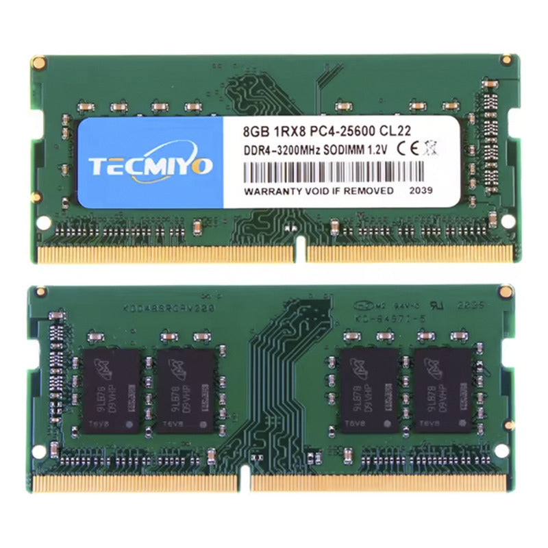 Memoria Ram Ddr4 8gb 3200 Mhz Tecmiyo 25600 Sodim