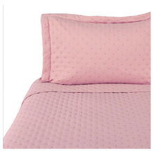 Cargar imagen en el visor de la galería, Cubrecamas Quilt Microfibra Rosa 1.5 Plazas Single Cic Rosa Rosa
