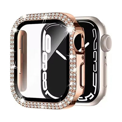 Funda Con Protector Para Apple Watch 8 7 6 5 4 3 2 1 Se 44mm