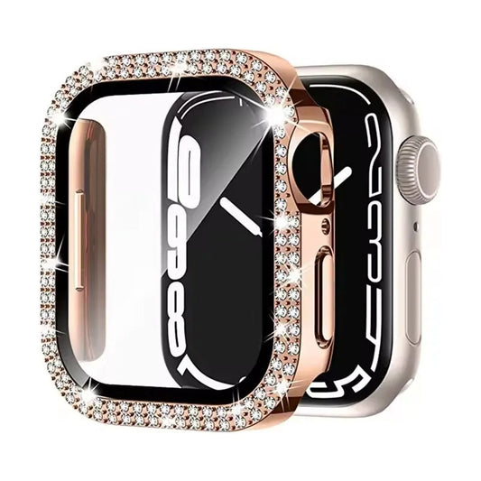 Funda Con Protector Para Apple Watch 8 7 6 5 4 3 2 1 Se 44mm