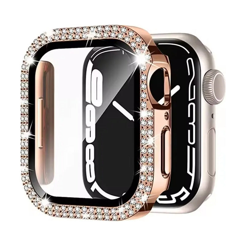 Funda Con Protector Para Apple Watch 8 7 6 5 4 3 2 1 Se 44mm