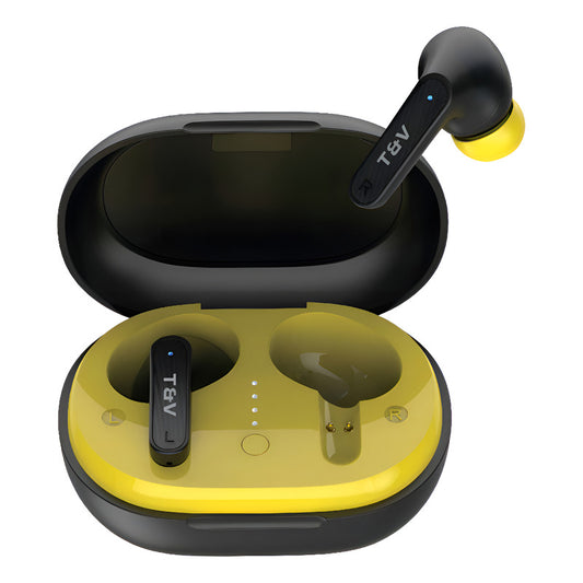 Audifonos In Ear Inalambricos Bluetooth Resistente Agua Mic Negro