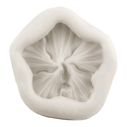 3pcs Molde De Silicona Hada De Las Flores Hibisco Fondant Gris