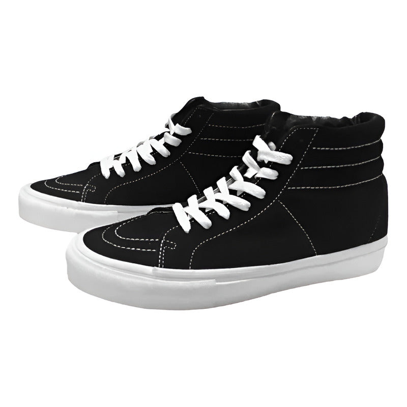 Zapatilla Hombre Loña Caña Negra Negro Negro 40 Eu