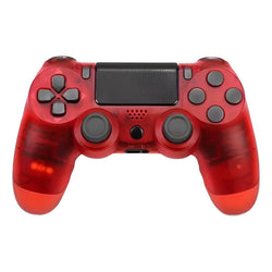 Joystick Inalámbrico Compatible Con Ps4 Doubleshock Transparente Rojo