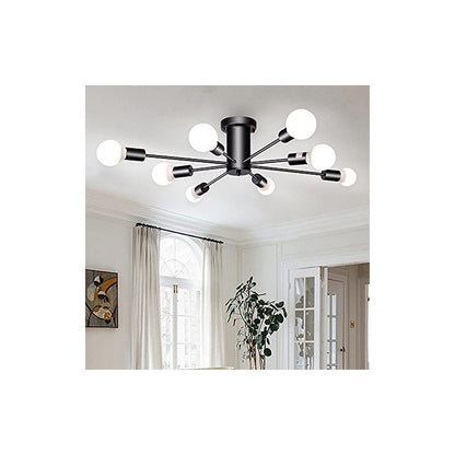 Lampara De Techo Moderna 8 Luces E26 Para Interiores