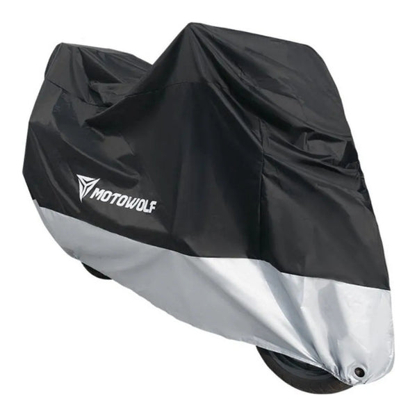 Cobertor De Moto Universal Motowolf 0802 - 4xl Negro/plata