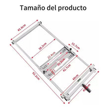Cargar imagen en el visor de la galería, Grande Guía De Corte Para Sierra 7 Pulgadas O Router De Mano Gris No Aplica
