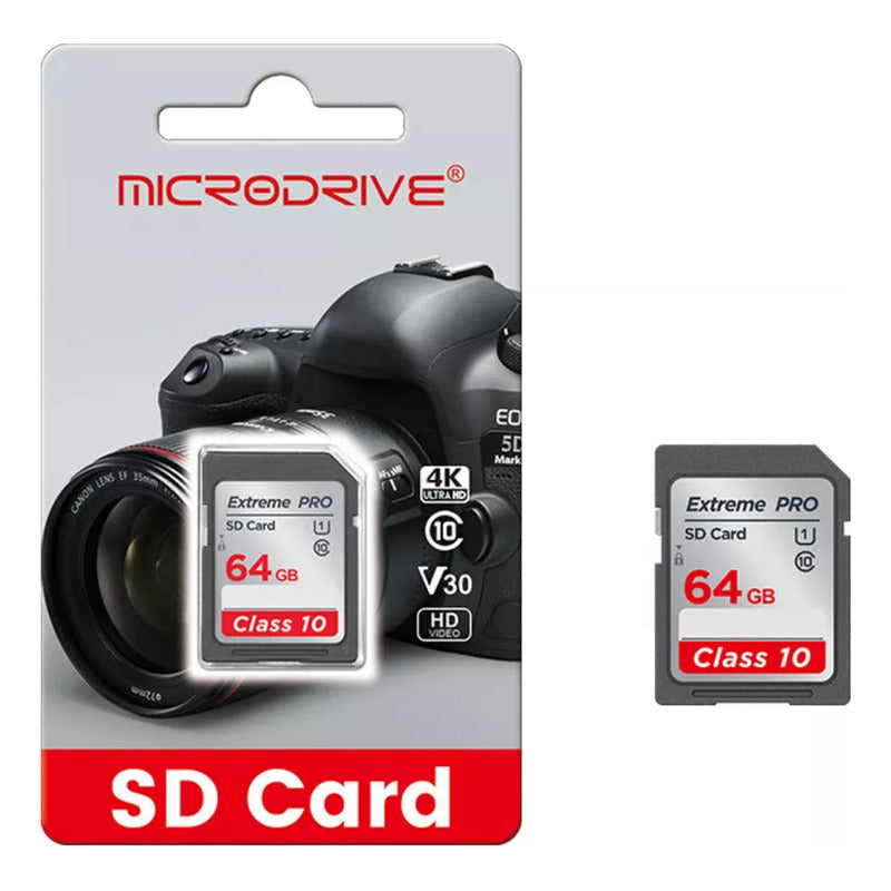Tarjeta De Memoria Microdrive Clase 10/u1 Extreme Pro 64gb