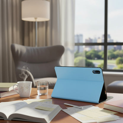 Funda Resistente Para Lenovo P11 Plegable Celeste