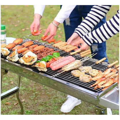 24 Brochetas Pinchos Anticucho Acero Barbacoa Parrilla Asado Marrón Claro Anticucho