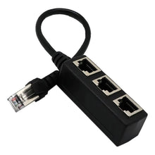 Cargar imagen en el visor de la galería, Adaptadores Rj45 1 A 3 Puertos Divisor De Red Ethernet Lan
