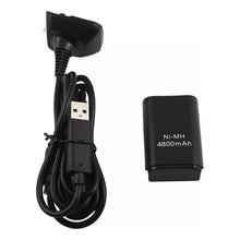 Cargar imagen en el visor de la galería, Kit De Carga Y Juego Xbox 360 Batería 4800 Mah
