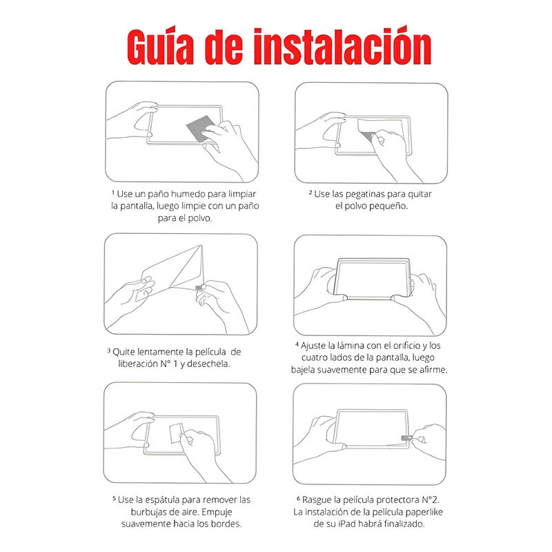 Protector De Pantalla Ultradelgado Para iPad  Pro 11