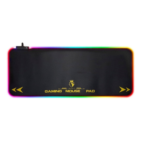 Mousepad Rgb Xl Aoas S4000 Waterproof 80x30cm | Mousepad Xl Color Negro