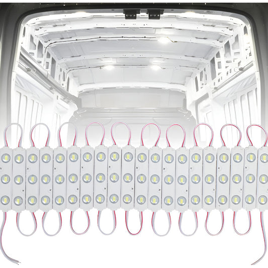 20 Módulos 5054 Tiras De Luces Led Ip65 Dc12 Azul