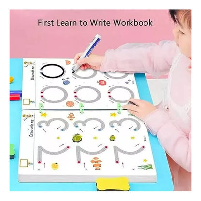 Libro De Trabajo De Rastreo Mágico Niños Juguetes Educativos