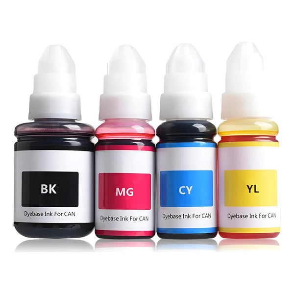 Tinta Gi190 Pack 4 Colores Compatible Con G2100 G2110 G3110 Negro