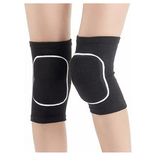 Cargar imagen en el visor de la galería, 1 Par De Rodilleras Acolchadas De Espuma Negro
