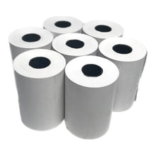 Cargar imagen en el visor de la galería, 90 Rollos Termicos 57mm X 17m Transbank Redelcom Getnet Blanco
