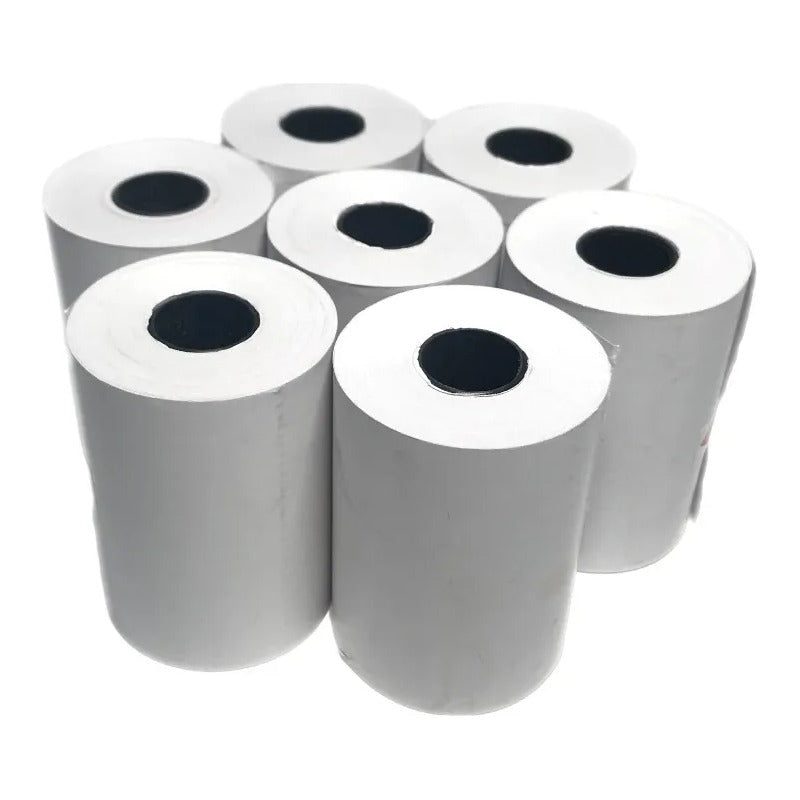 90 Rollos Termicos 57mm X 17m Transbank Redelcom Getnet Blanco