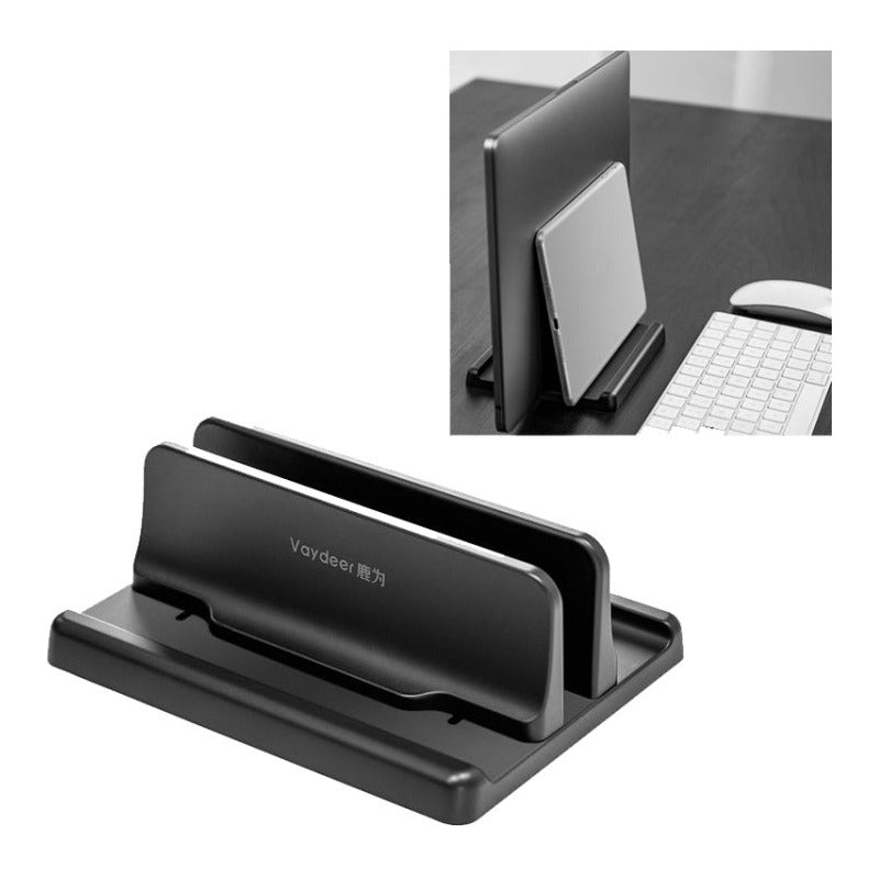 Soporte Vertical De Plástico Para Computadora Portátil, Sopo Negro