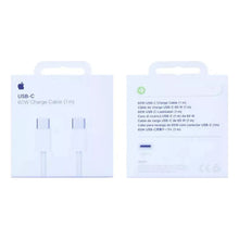 Cargar imagen en el visor de la galería, Cable Original Usb-c AC 1m 60w Para iPhone iPad Blanco
