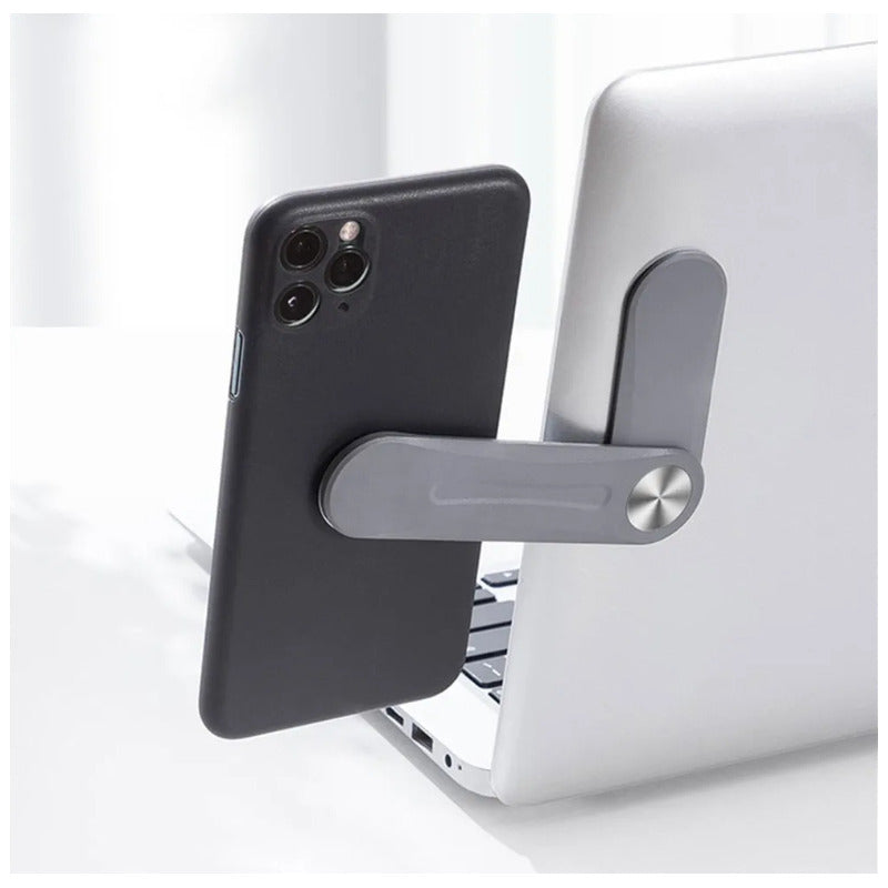 Soporte Celular Metal Para Notebook Imantado