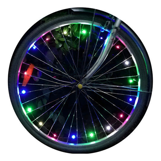 Luz Led Para Señalización Nocturna De Ruedas De Bicicleta Colores