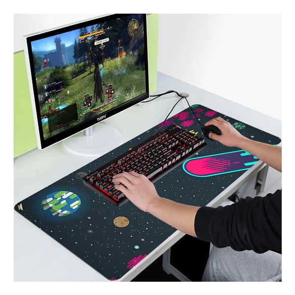 Mousepad Gamer Among Us Xxl 90x40 Cm Antideslizante Color Negro