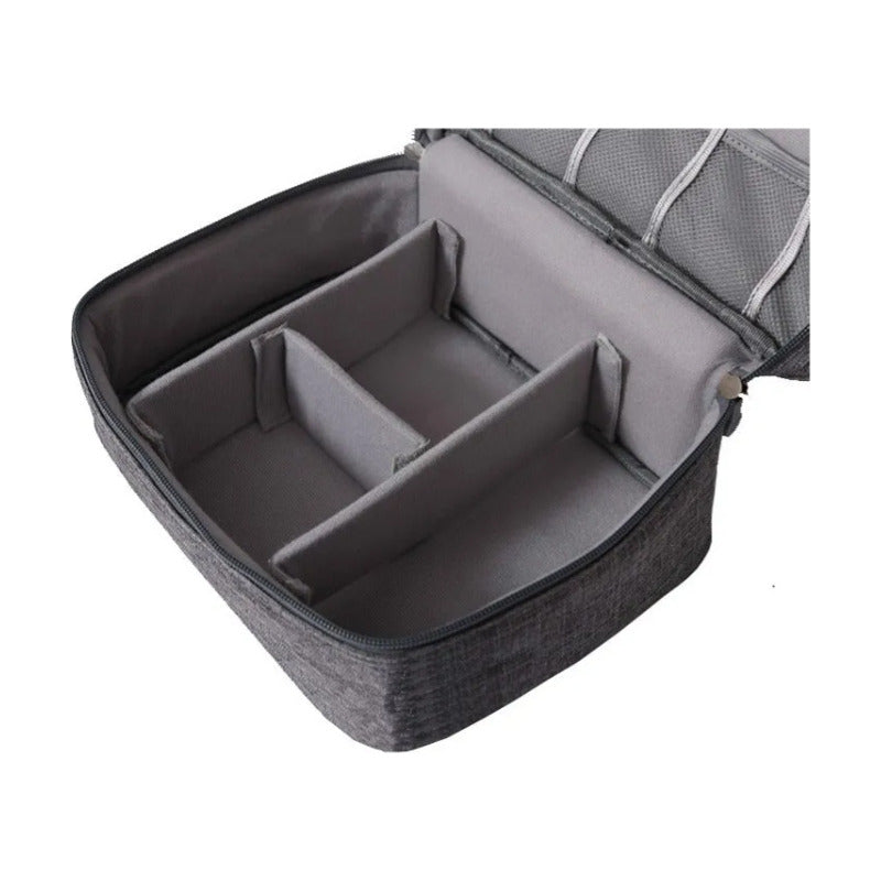Bolso Organizador De Cables Usb Accesorios Viajero Azul