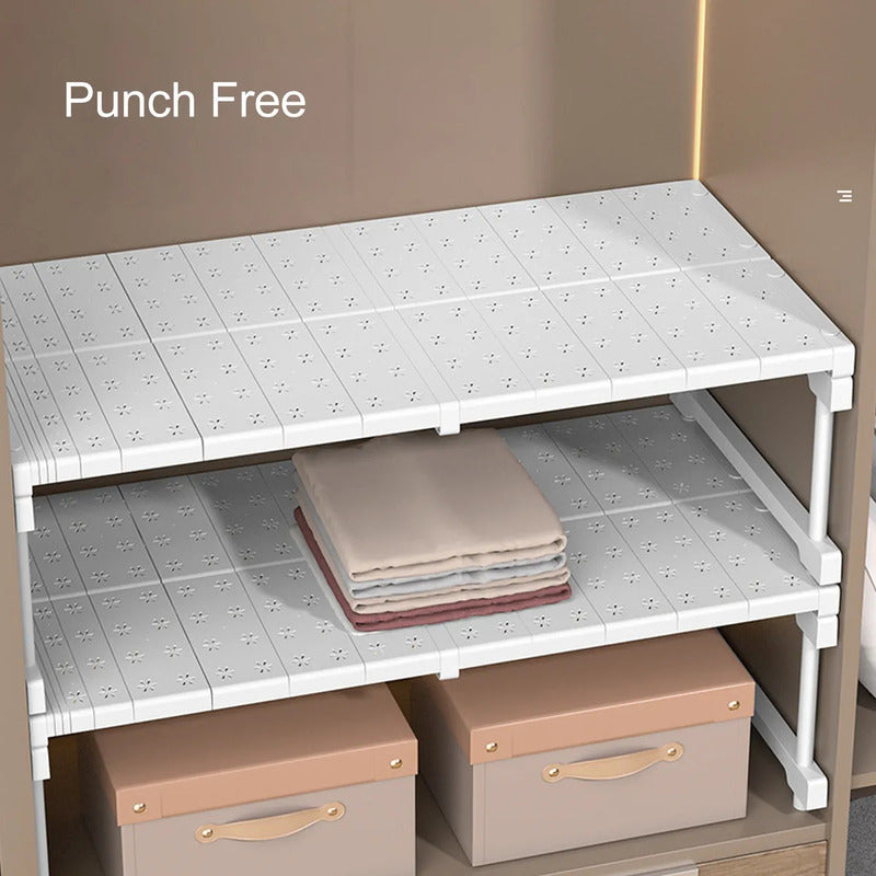 Organizador De Mueble Shelf 47-68 Cm Blanco