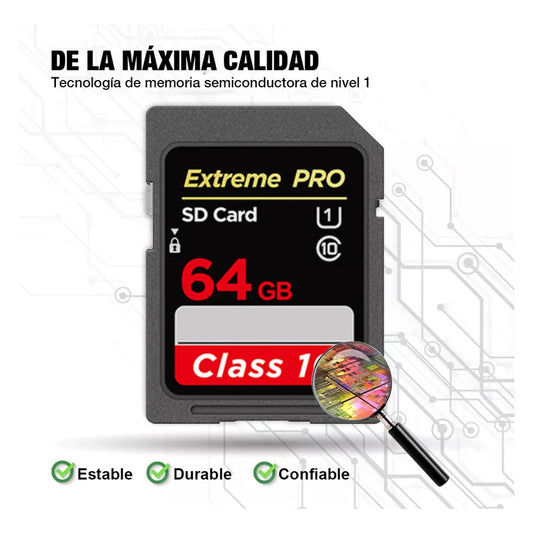 Tarjeta De Memoria Microdrive Clase 10/u1 Extreme Pro 64gb