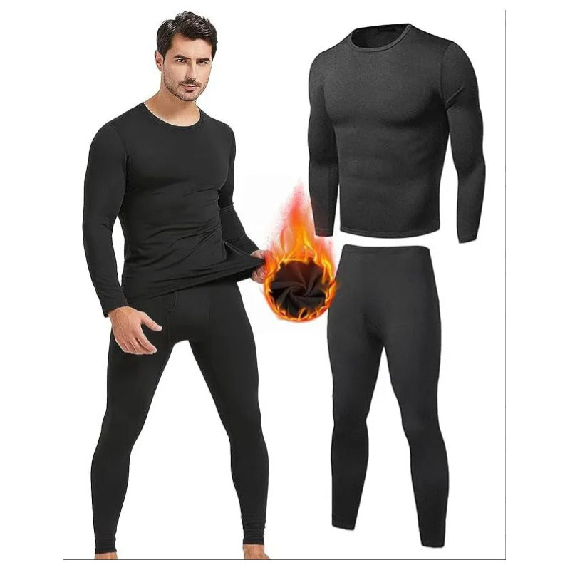 Conjunto De Ropa Térmica De Playera Y Pantalón For Hombre Gris Oscuro Gris Oscuro Xxl