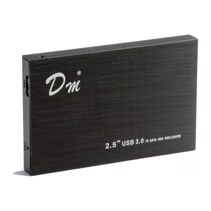 Cofre Estuche Usb 3.0 Ext. Disco Duro Notebook 2.5 Sata Max 3tb Negro
