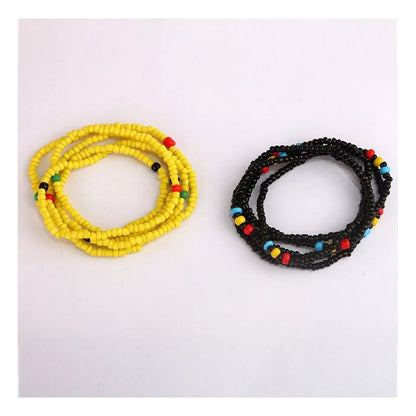 8pcs Cadenas De Cintura En Capas Boho Cuentas Playa Cadena