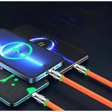 Cargar imagen en el visor de la galería, Cable De Supercarga 3 En 1 - 1 Metro - Verde Agua
