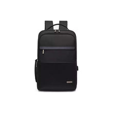 Cargar imagen en el visor de la galería, Mochila De Alta Calidad Para Notebook Con Usb Para Carga Negro Liso
