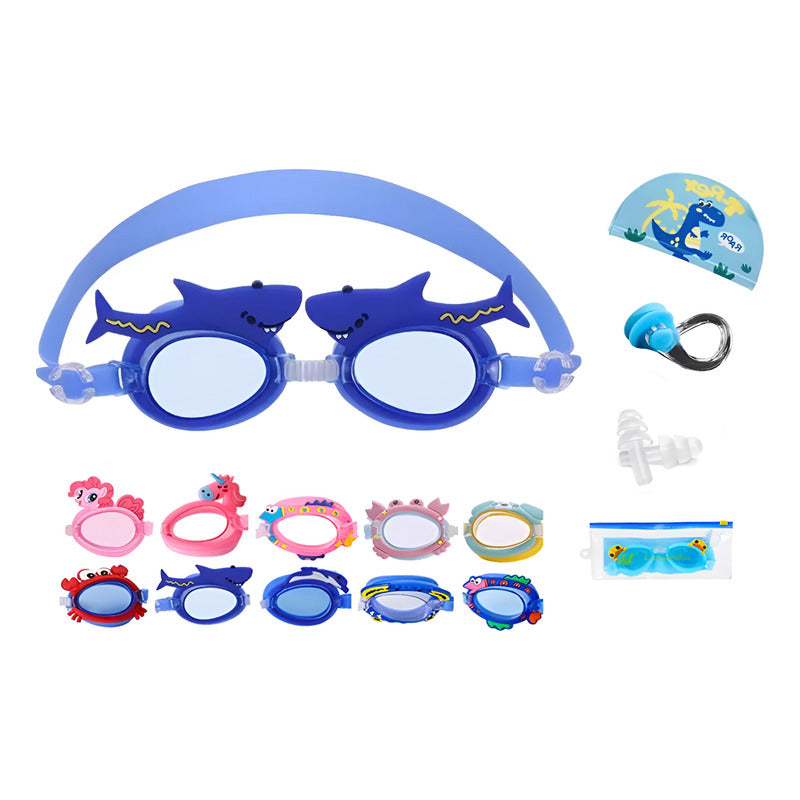 Gafas De Natación Para Niños Sin Fugas Protección Uv 4 En 1