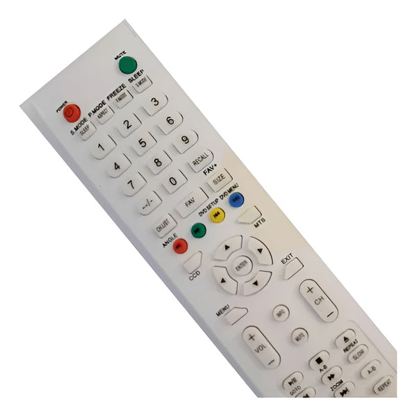 Control Remoto Para Tv Irt Lcd Dvd Blanco