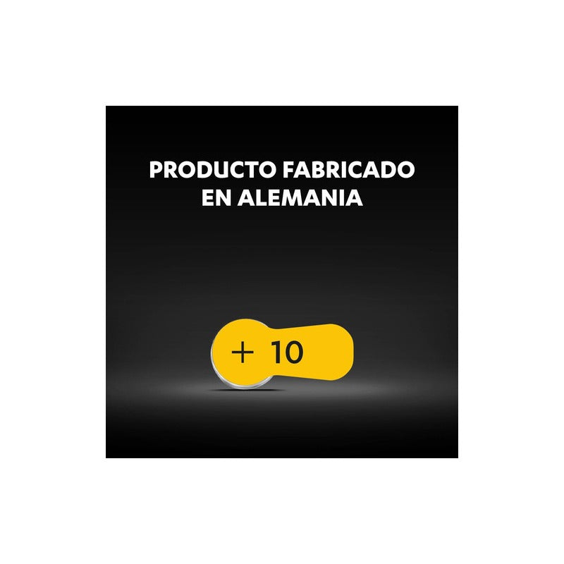 Pila Para Audífonos Duracell Tamaño 10 X6 Unidades