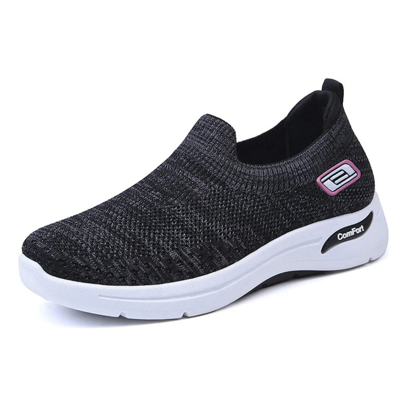 Zapatillas De Cojín Ortopédicas Deportivas De Hombre Negro . 44