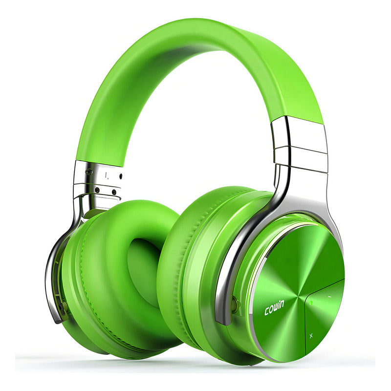 Audífonos Inalámbricos Cowin E7pro Verde Auriculares Bluetooth, Cómoda Experiencia Inalámbrica, Peso Ligero, Graves Intensos, Micrófono Para Llamadas, Anc, 30 Horas De Reproducción Para Viajes/trabajo