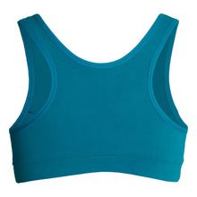 Cargar imagen en el visor de la galería, Sostén Peto Algodón Lycra Deportivo 100 Turquesa Turquesa L
