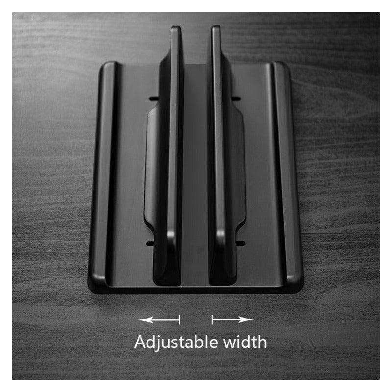 Soporte Vertical De Plástico Para Computadora Portátil, Sopo Negro