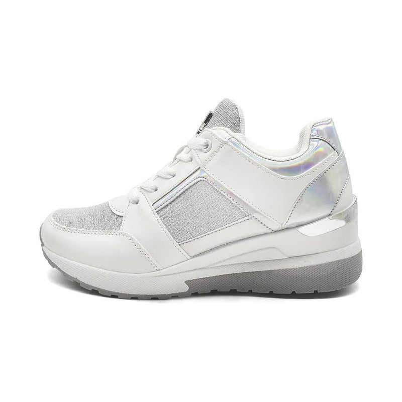 Zapatilla Mujer Blanca 15901 Blanco Liso 38